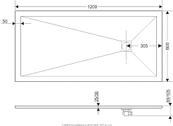 Grossman Душевой поддон Strong 120x80 GR-S180120Q белый – фотография-7
